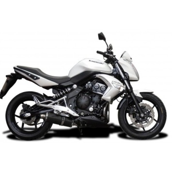 Delkevic volledig systeem Oval Carbon 350mm zonder e-keur - ER6N/F (2006-2011)