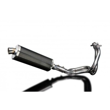 Delkevic volledig systeem Oval Carbon 350mm zonder e-keur - ER6N/F (2006-2011)