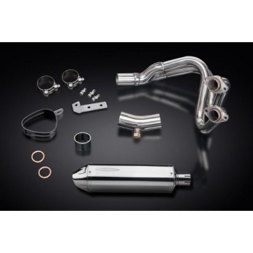 Delkevic volledig systeem Tri-Oval RVS 320mm zonder e-keur - ER6N/F (2006-2011)