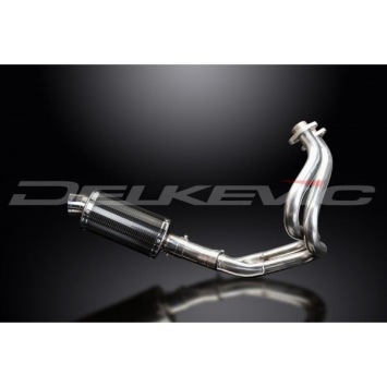 Delkevic volledig systeem Oval Carbon 225mm zonder e-keur - ER6N/F (2012-2016)