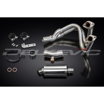 Delkevic volledig systeem Oval RVS 225mm zonder e-keur - ER6N/F (2012-2016)