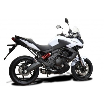 Delkevic volledig systeem Round Carbon 200mm zonder e-keur - KLE650 VERSYS (2007-2014)