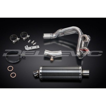 Delkevic volledig systeem Oval Carbon 350mm zonder e-keur - KLE650 VERSYS (2007-2014)