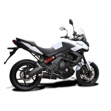 Delkevic volledig systeem Oval Carbon 350mm zonder e-keur - KLE650 VERSYS (2007-2014)