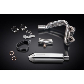 Delkevic volledig systeem Tri-Oval RVS 320mm zonder e-keur - KLE650 VERSYS (2007-2014)