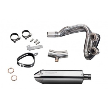 Delkevic volledig systeem Tri-Oval RVS 320mm zonder e-keur - KLE650 VERSYS (2007-2014)