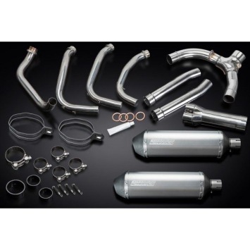 Delkevic volledig systeem X-Oval Titanium 343mm zonder e-keur - CBR1100XX BLACKBIRD (1996-2009)