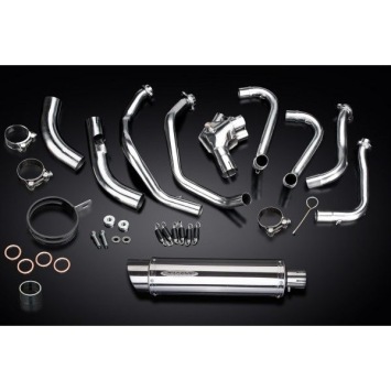 Delkevic volledig systeem Round RVS 350mm zonder e-keur - VFR800F 14-19 VFR800X 15-18