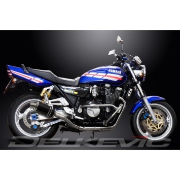 Delkevic volledig systeem Oval Carbon 225mm zonder e-keur - XJR1200 (1995-1998)