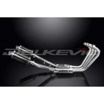 Delkevic volledig systeem Oval Carbon 225mm zonder e-keur - XJR1200 (1995-1998)