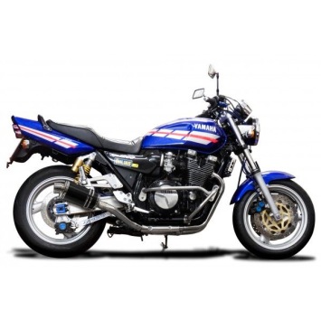 Delkevic volledig systeem Oval Carbon 225mm zonder e-keur - XJR1200 (1995-1998)