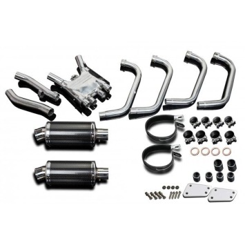 Delkevic volledig systeem Oval Carbon 225mm zonder e-keur - XJR1200 (1995-1998)