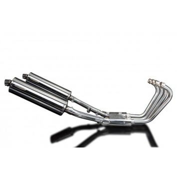 Delkevic volledig systeem Oval RVS 450mm zonder e-keur - XJR1200 (1995-1998)