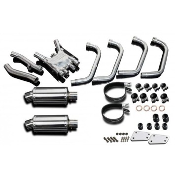 Delkevic volledig systeem Oval RVS 225mm zonder e-keur - XJR1200 (1995-1998)