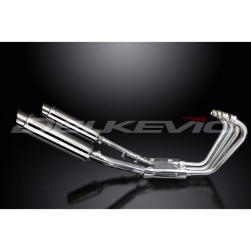 Delkevic Auspuffanlage Round Edelstahl 350mm ohne EG-BE - XJR1200 (1995-1998)