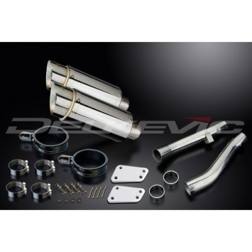 Delkevic slip-on kit Round RVS 200mm zonder e-keur - XJR1200 (1995-1998)