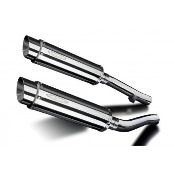 Delkevic slip-on kit Round RVS 350mm zonder e-keur - XJR1200 (1995-1998)