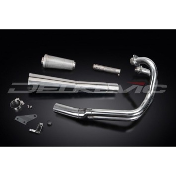 Delkevic volledig systeem Megaphone RVS 550mm zonder e-keur - XS650B (1974-1979)