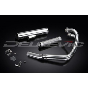 Delkevic volledig systeem Short Straight RVS 350mm zonder e-keur - XS650B/SE (1978-1985)