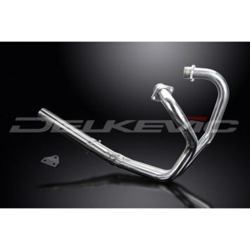 Delkevic volledig systeem Short Straight RVS 350mm zonder e-keur - XS650B/SE (1978-1985)