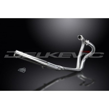 Delkevic volledig systeem Short Straight RVS 350mm zonder e-keur - XS650B/SE (1978-1985)