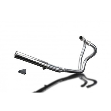 Delkevic volledig systeem Short Straight RVS 350mm zonder e-keur - XS650B/SE (1978-1985)