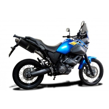 Delkevic slip-on kit Oval Carbon 350mm zonder e-keur - XT660Z TENERE (2008-2016)