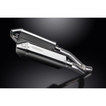 Delkevic slip-on kit Tri-Oval RVS 320mm zonder e-keur - XT660Z TENERE (2008-2016)