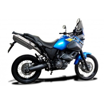 Delkevic slip-on kit Tri-Oval RVS 320mm zonder e-keur - XT660Z TENERE (2008-2016)