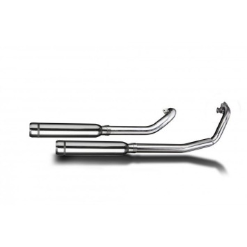 Delkevic volledig systeem Round RVS 410mm zonder e-keur - XVS650 DragStar (2004-2016)