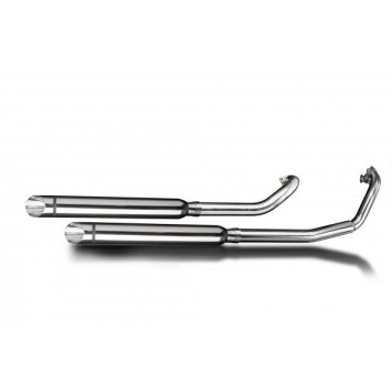Delkevic volledig systeem Round RVS 550mm zonder e-keur - XVS650 DragStar (2004-2016)