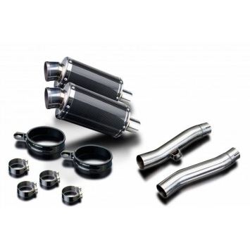 Delkevic slip-on kit Oval Carbon 225mm - Trident Sprint 900 (1994-1997)