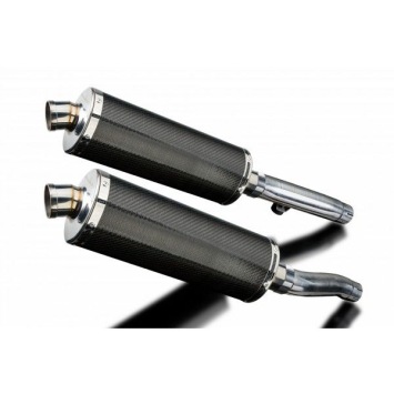 Delkevic slip-on kit Oval Carbon 350mm - Trident Sprint 900 (1994-1997)