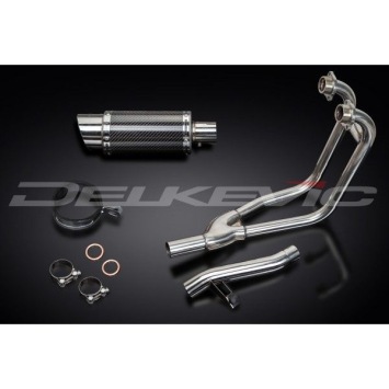 Delkevic volledig systeem Round Carbon 200mm zonder e-keur - GS500E/F (1989-2009)