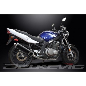 Delkevic volledig systeem Oval Carbon 450mm zonder e-keur - GS500E/F (1989-2009)