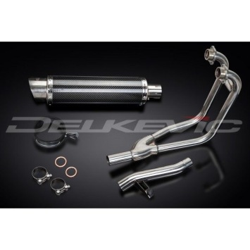 Delkevic volledig systeem Round Carbon 350mm zonder e-keur - GS500E/F (1989-2009)