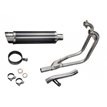 Delkevic volledig systeem Round Carbon 350mm zonder e-keur - GS500E/F (1989-2009)