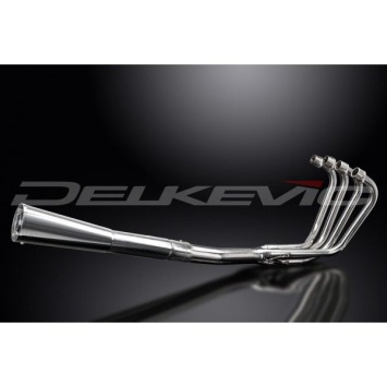 Delkevic volledig systeem Megaphone RVS 550mm zonder e-keur - GS750 (1977-1979)