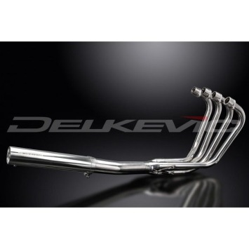 Delkevic volledig systeem Short Straight RVS 350mm zonder e-keur - GS750 (1977-1979)