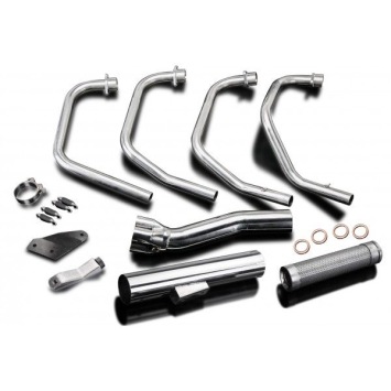 Delkevic volledig systeem Short Straight RVS 350mm zonder e-keur - GS850L (1982-1984)