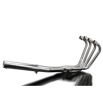 Delkevic volledig systeem Short Straight RVS 350mm zonder e-keur - GS850L (1982-1984)