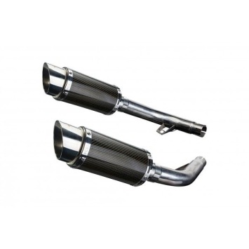 Delkevic slip-on kit Round Carbon 200mm zonder e-keur - CBF1000 (2006-2011)