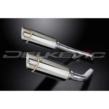 Delkevic slip-on kit Round RVS 200mm zonder e-keur - CBF1000 (2006-2011)