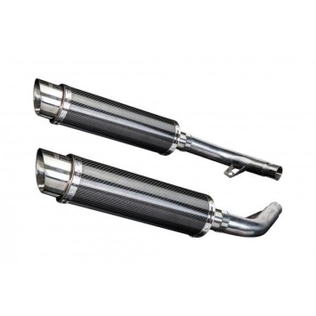 Delkevic slip-on kit Round Carbon 350mm zonder e-keur - CBF1000 (2006-2011)