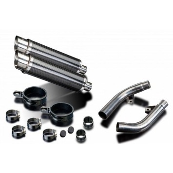Delkevic slip-on kit Round Carbon 350mm zonder e-keur - CBF1000 (2006-2011)
