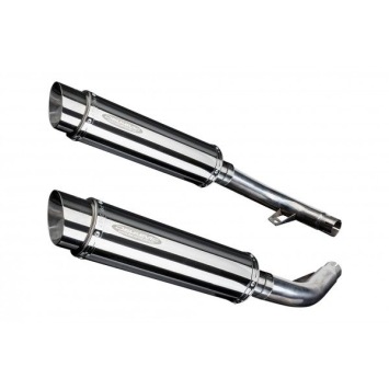 Delkevic slip-on kit Round RVS 350mm zonder e-keur - CBF1000 (2006-2011)