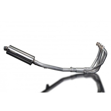 Delkevic volledig systeem Oval RVS 350mm zonder e-keur - GSX750 (1998-2002)