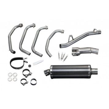 Delkevic volledig systeem Oval Carbon 350mm zonder e-keur - GSX750 (1998-2002)