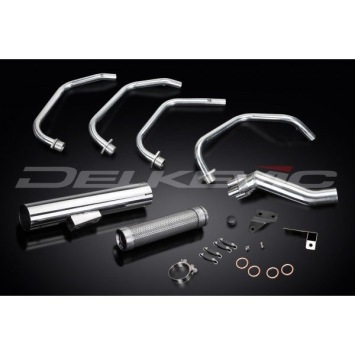 Delkevic volledig systeem Short Straight RVS 350mm zonder e-keur - GSX750E (1980-1983)