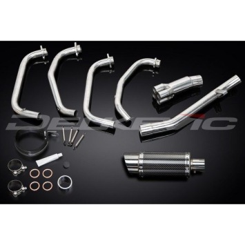 Delkevic volledig systeem Round Carbon 200mm - GSX750F SPORTS (1998-2006)